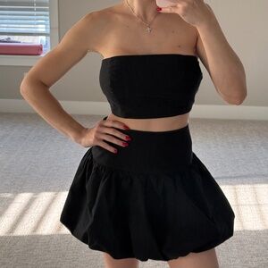 Free people skirt and top set